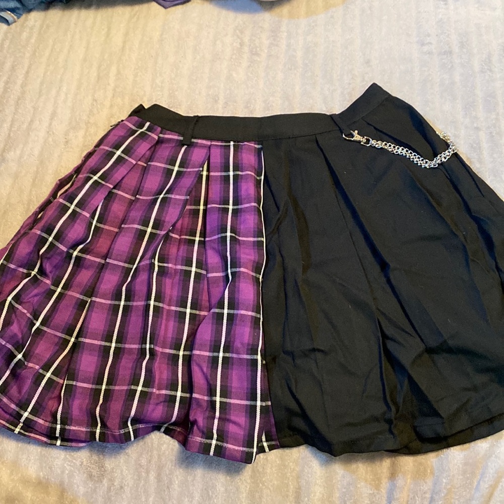 Purple and Black skirt